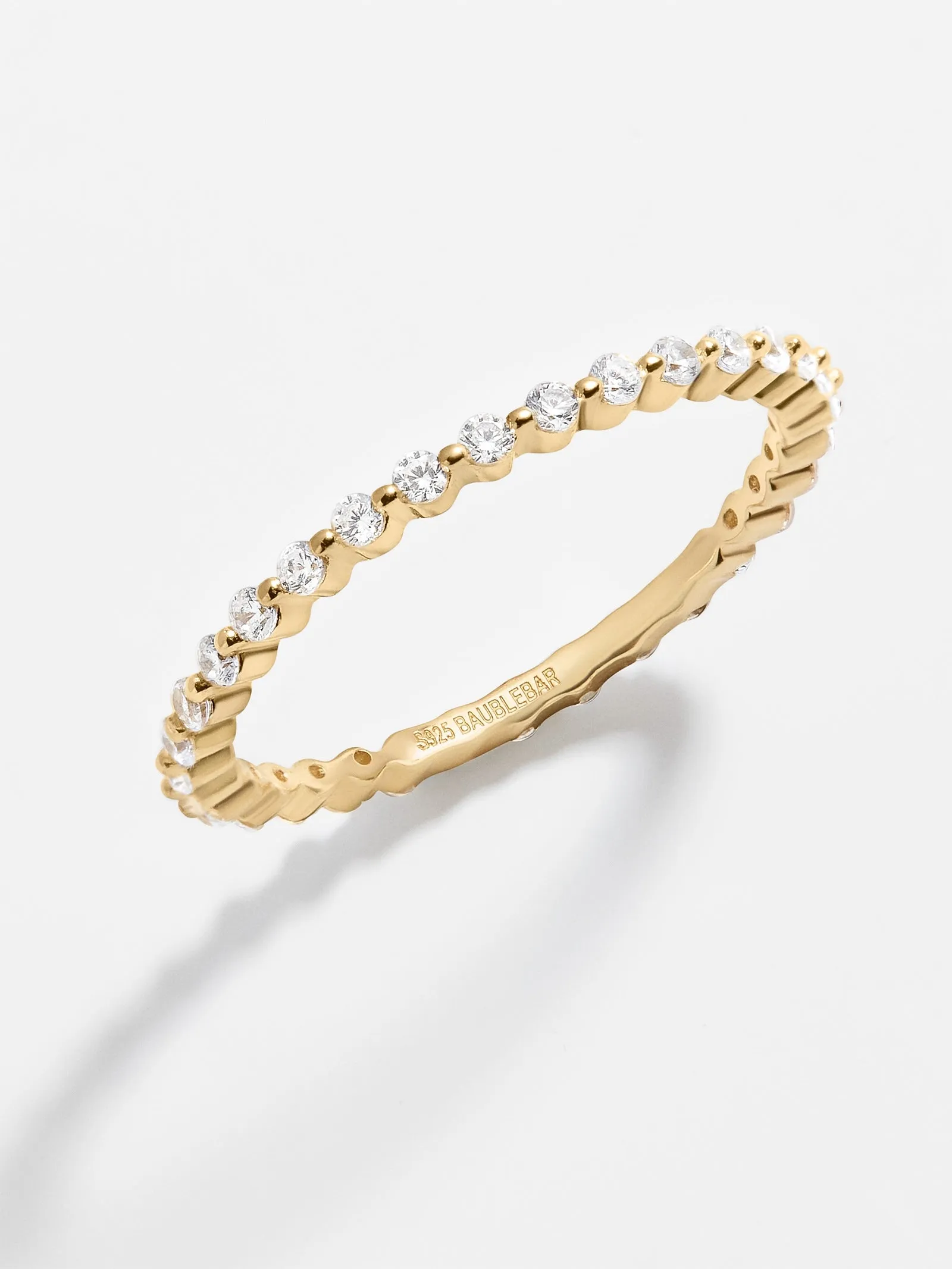 Mera 18K Gold Ring - Gold/Pavé sold by BaubleBar product image thumbnail 3