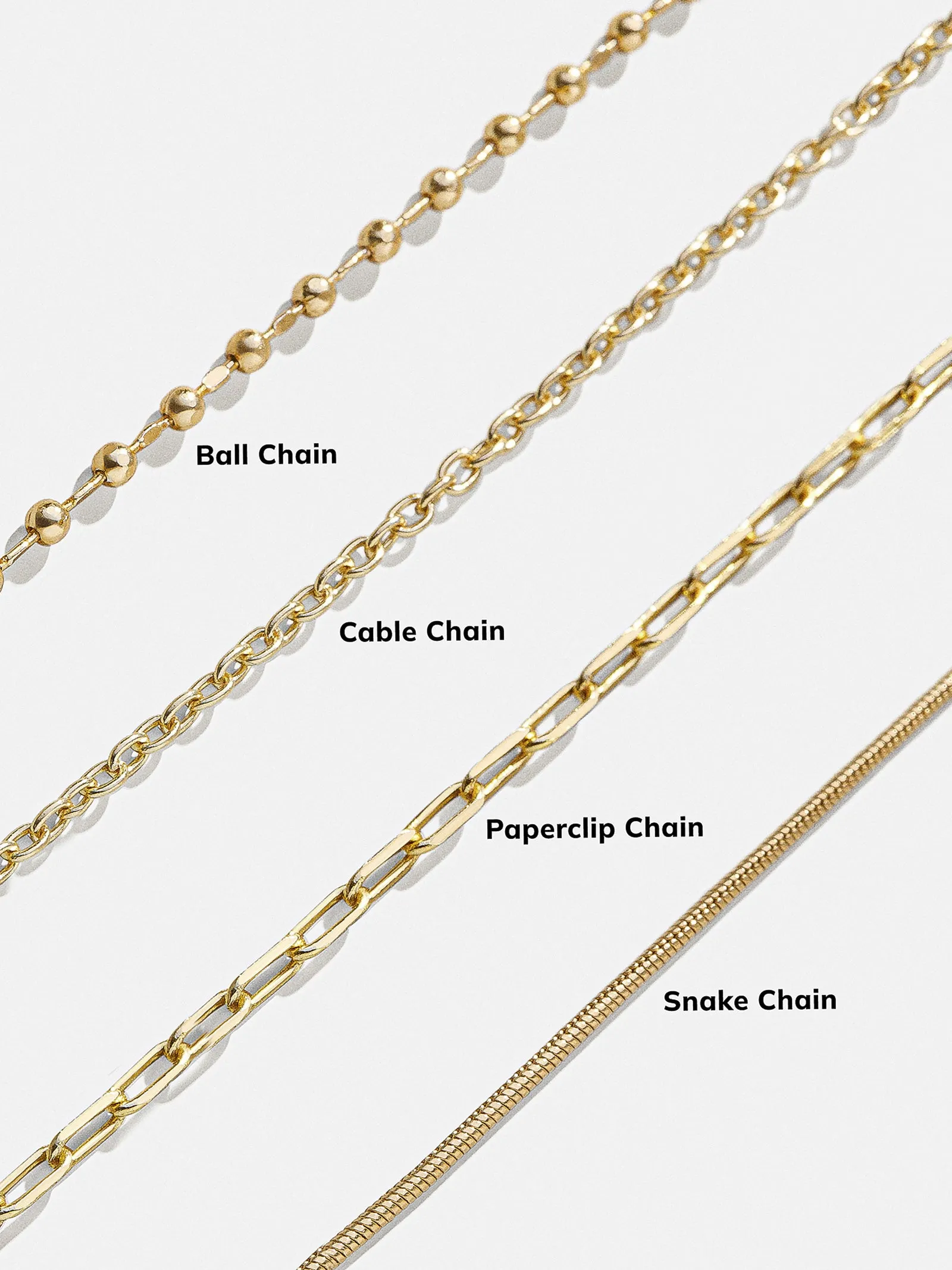 Cluster Charm Necklace - Cable Chain sold by BaubleBar product image thumbnail 3