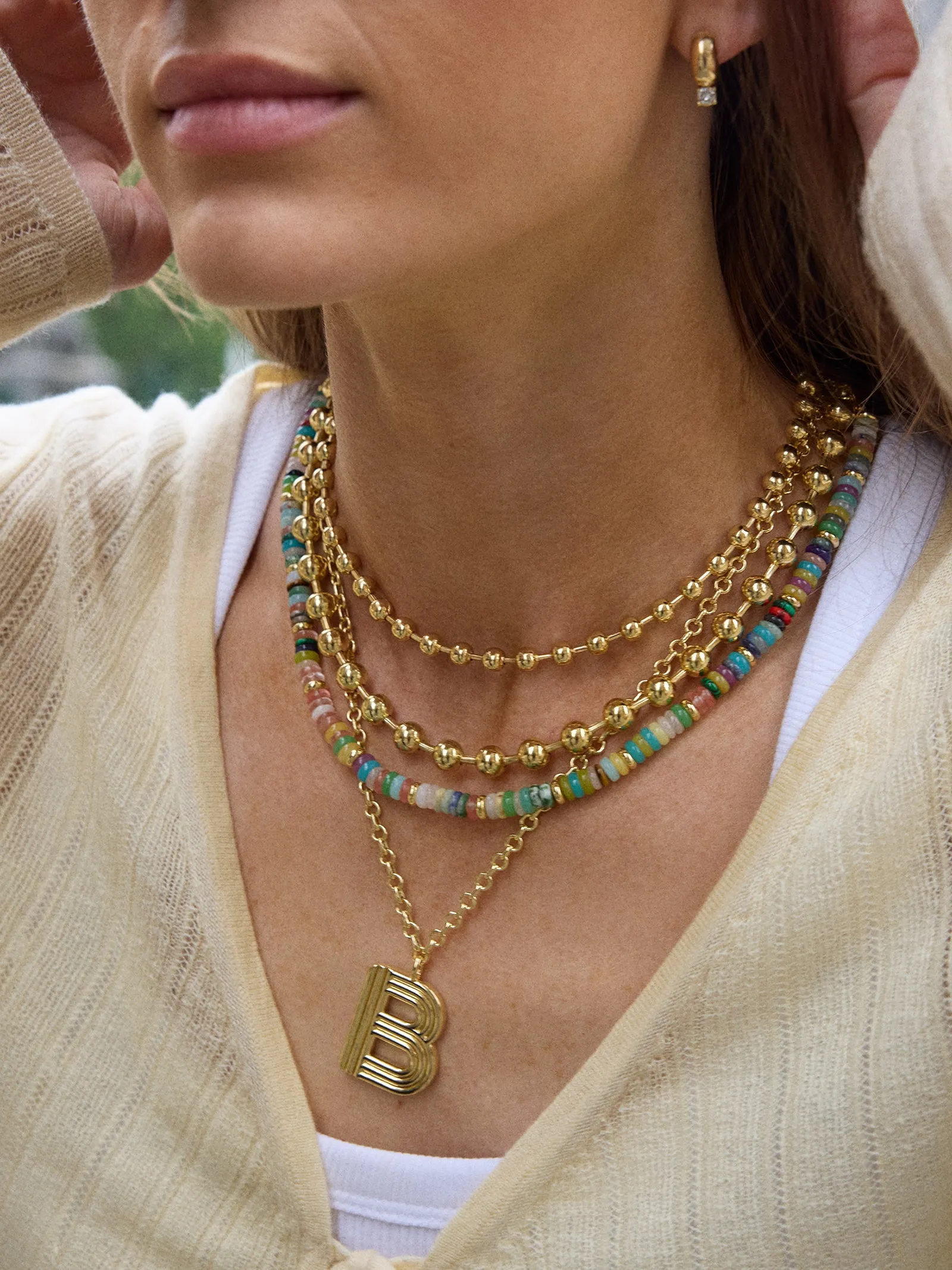 Amaris Semi-Precious Necklace - Multi sold by BaubleBar product image thumbnail 2