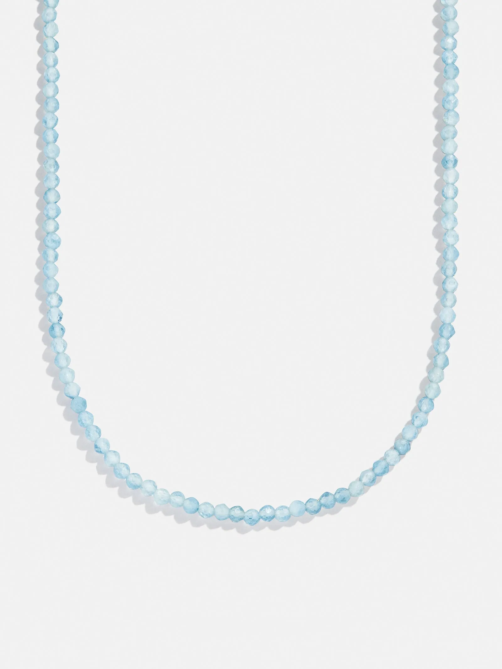 Semi-Precious Cluster Charm Necklace Chain - Aquamarine sold by BaubleBar product image thumbnail 3