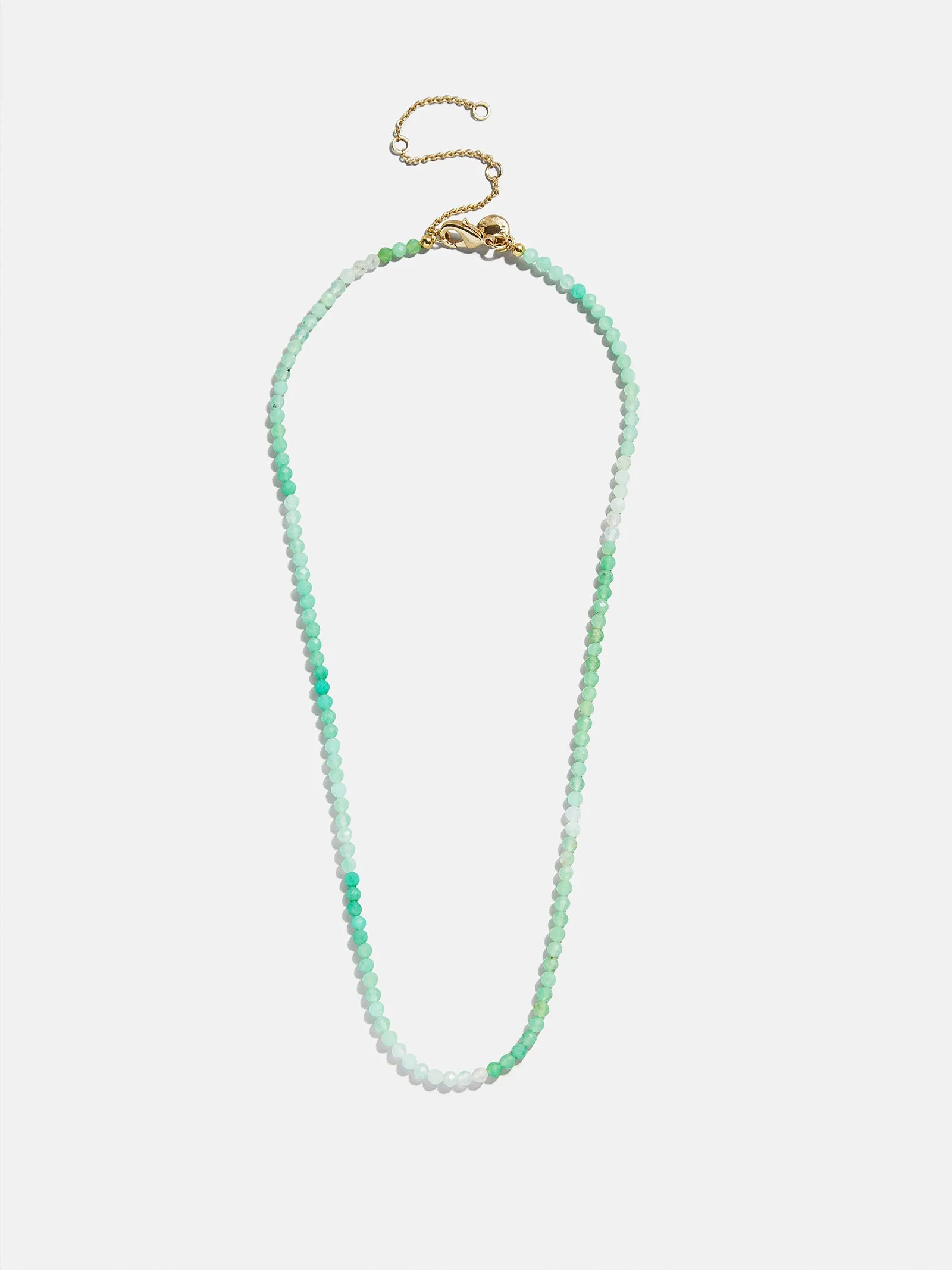 Mini Semi-Precious Necklace - Chrysoprase sold by BaubleBar product image thumbnail 3