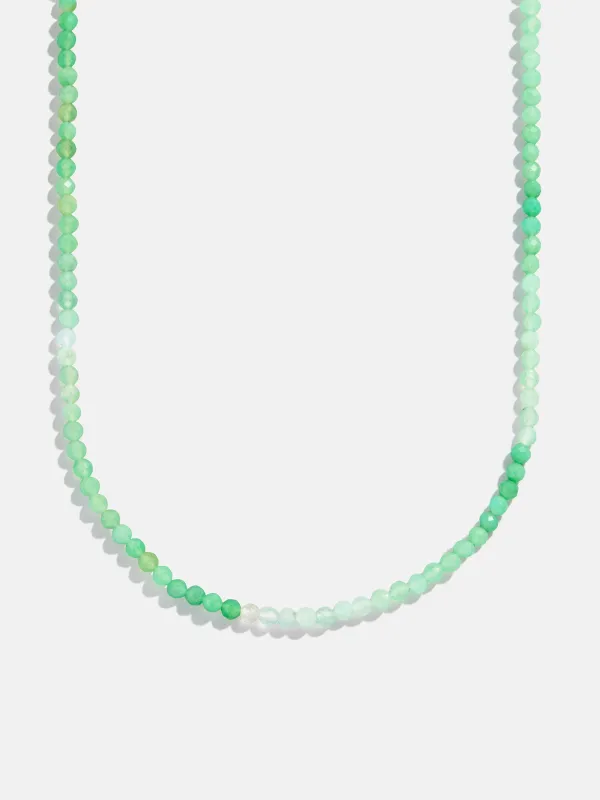 Semi-Precious Cluster Charm Necklace  Chain - Chrysoprase sold by BaubleBar