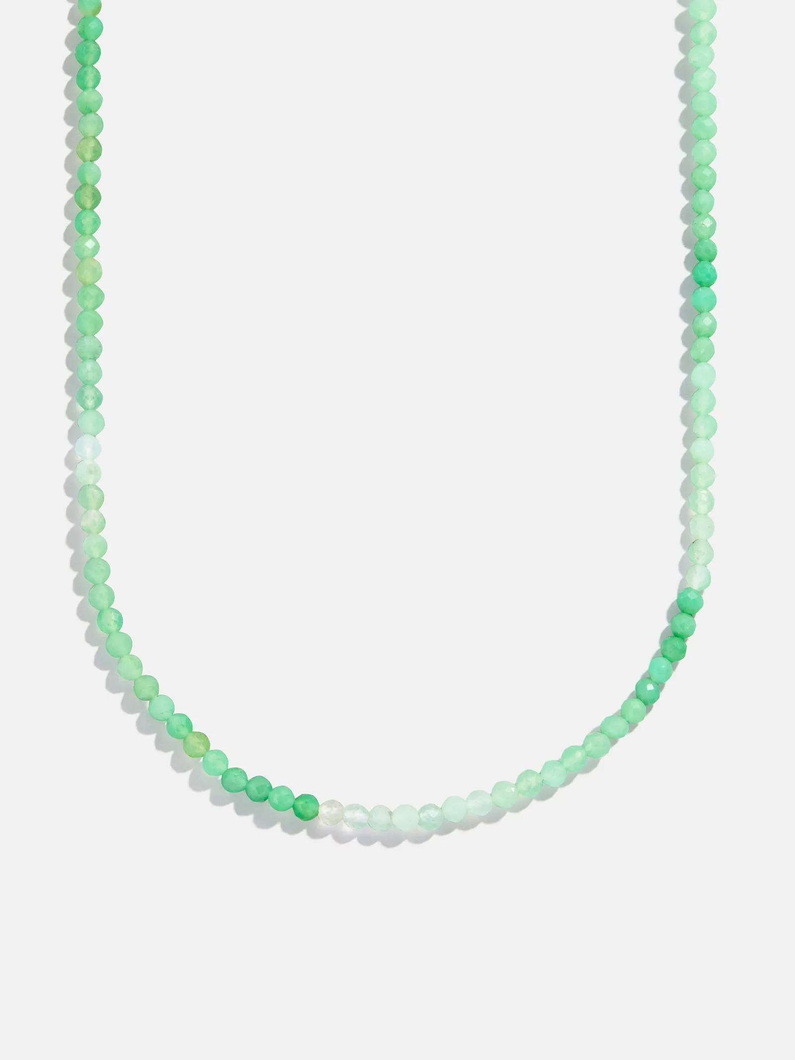 Mini Semi-Precious Necklace - Chrysoprase sold by BaubleBar