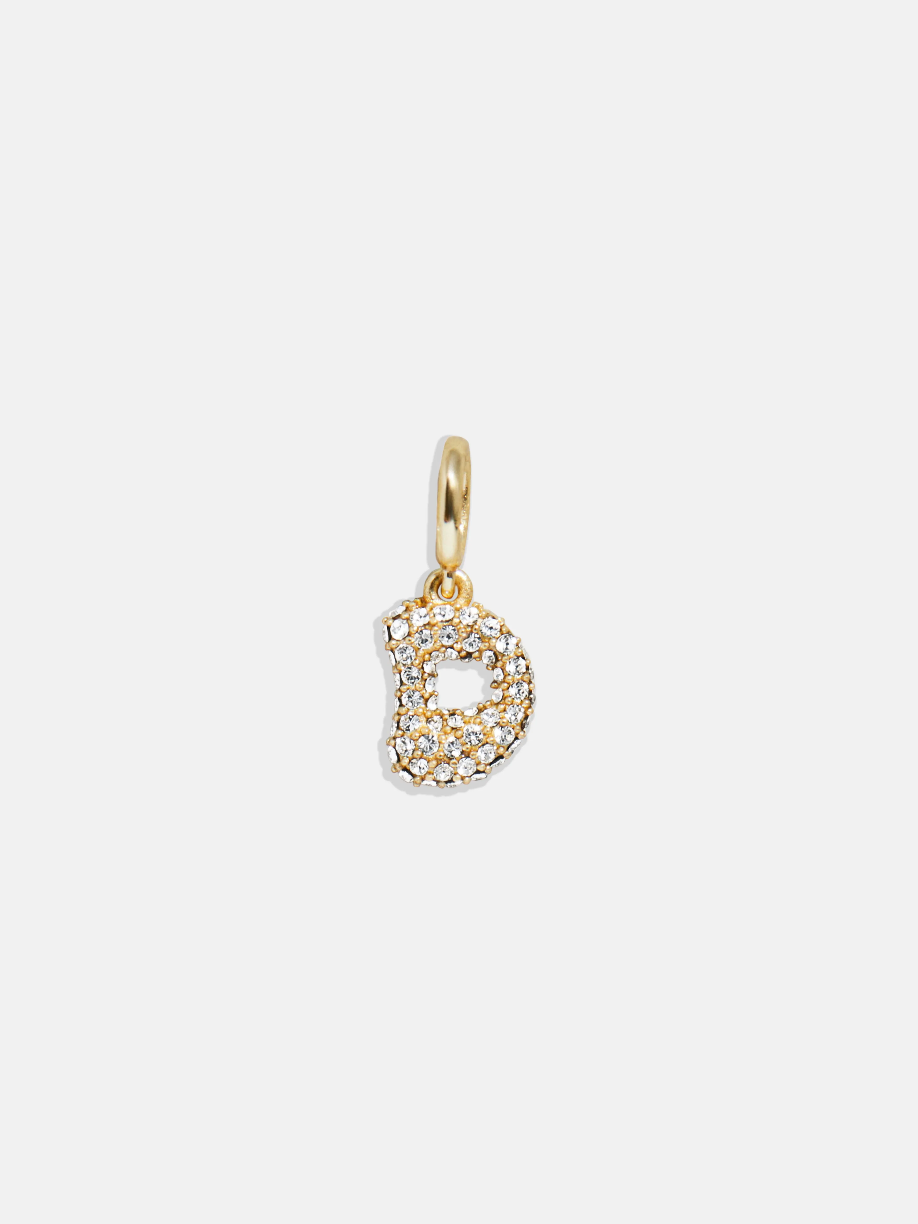 Pavé Bubble Initial Cluster Charm - D sold by BaubleBar