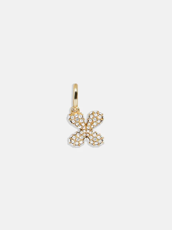 Pavé Bubble Initial Cluster Charm  - X sold by BaubleBar