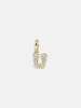 Pavé Bubble Initial Cluster Charm  - U sold by BaubleBar