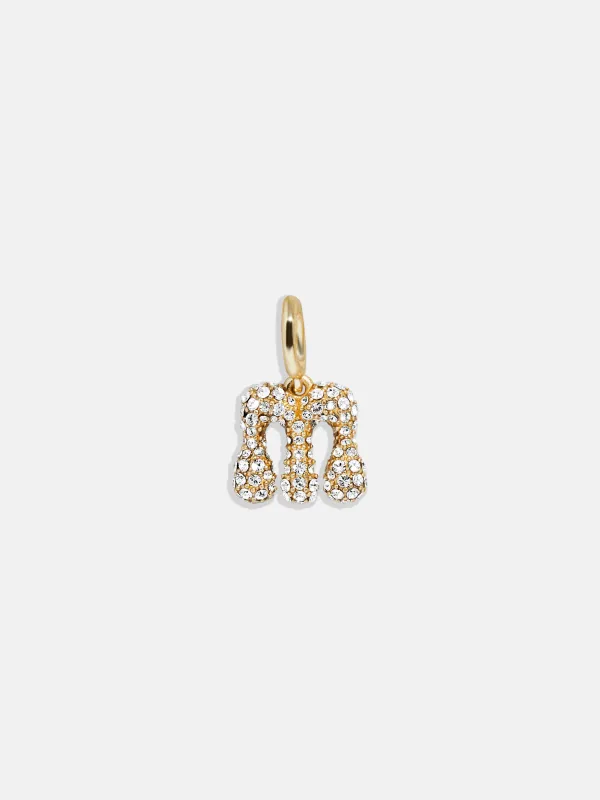 Pavé Bubble Initial Cluster Charm  - M sold by BaubleBar