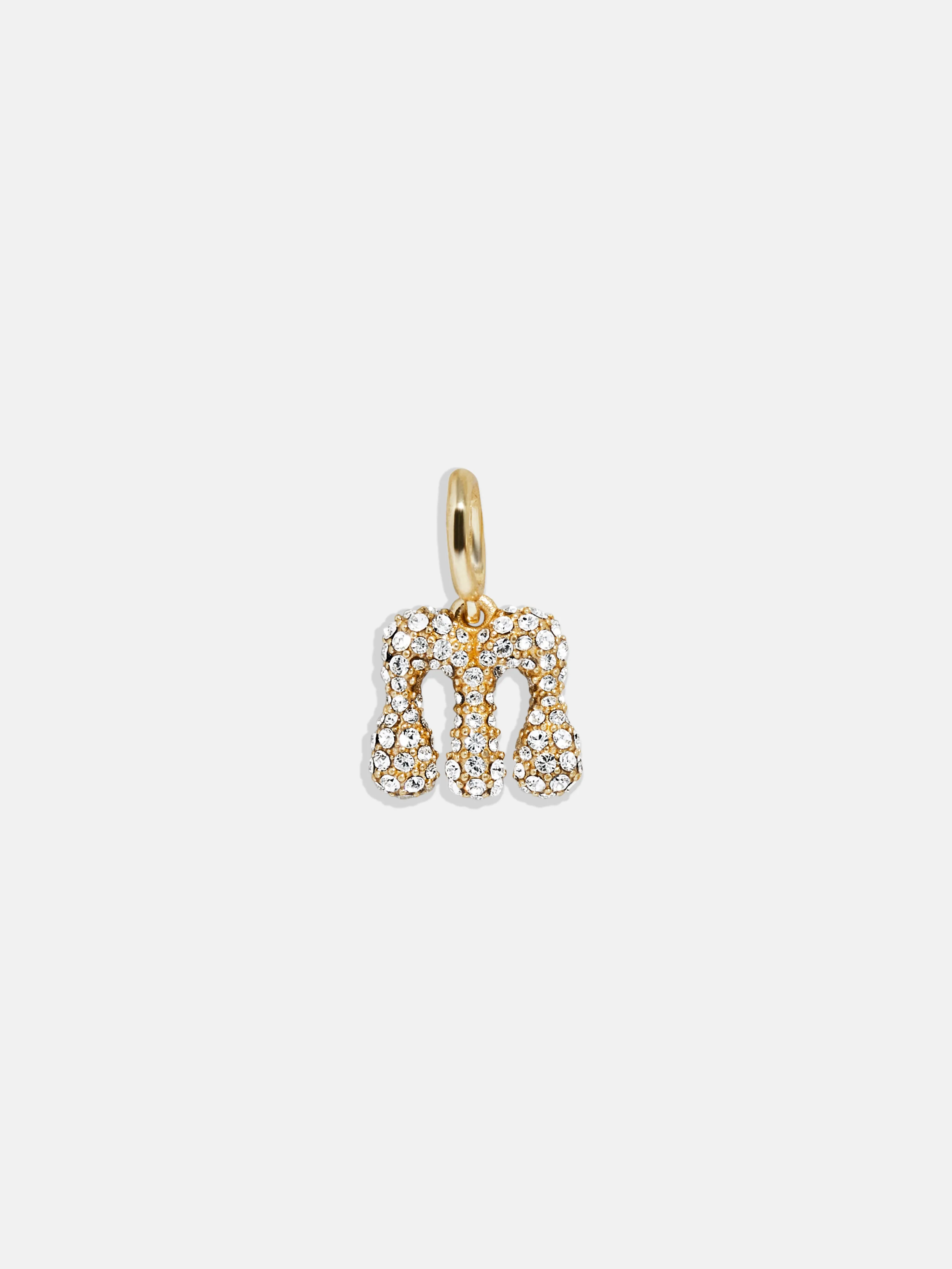 Pavé Bubble Initial Cluster Charm - M sold by BaubleBar