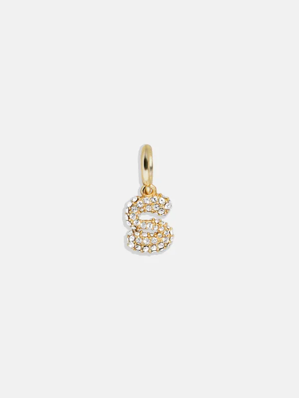 Pavé Bubble Initial Cluster Charm - S sold by BaubleBar