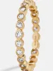 Amalie 18K Gold Ring - Gold/Pavé sold by BaubleBar