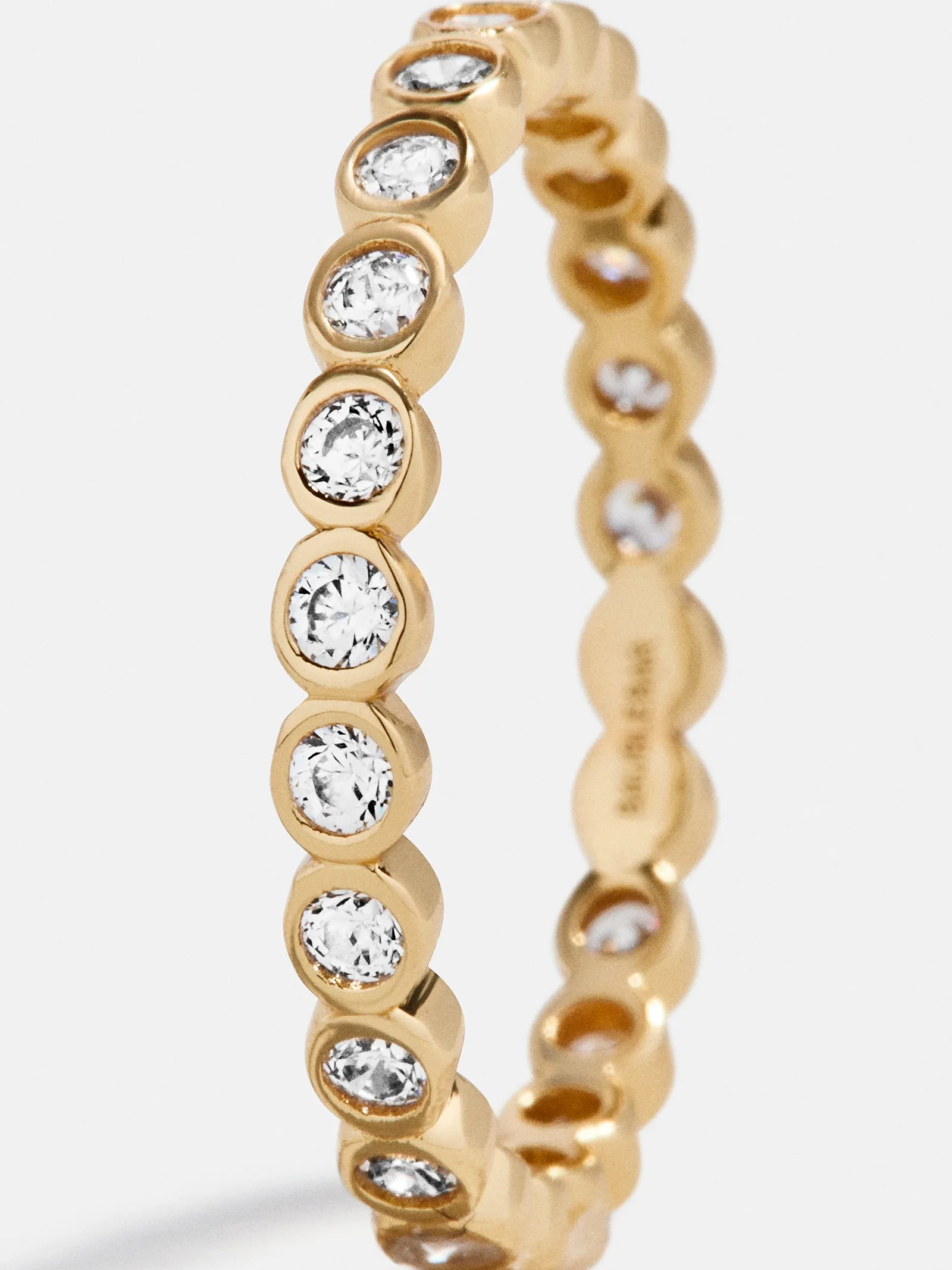 Amalie 18K Gold Ring - Gold/Pavé sold by BaubleBar product image thumbnail 3