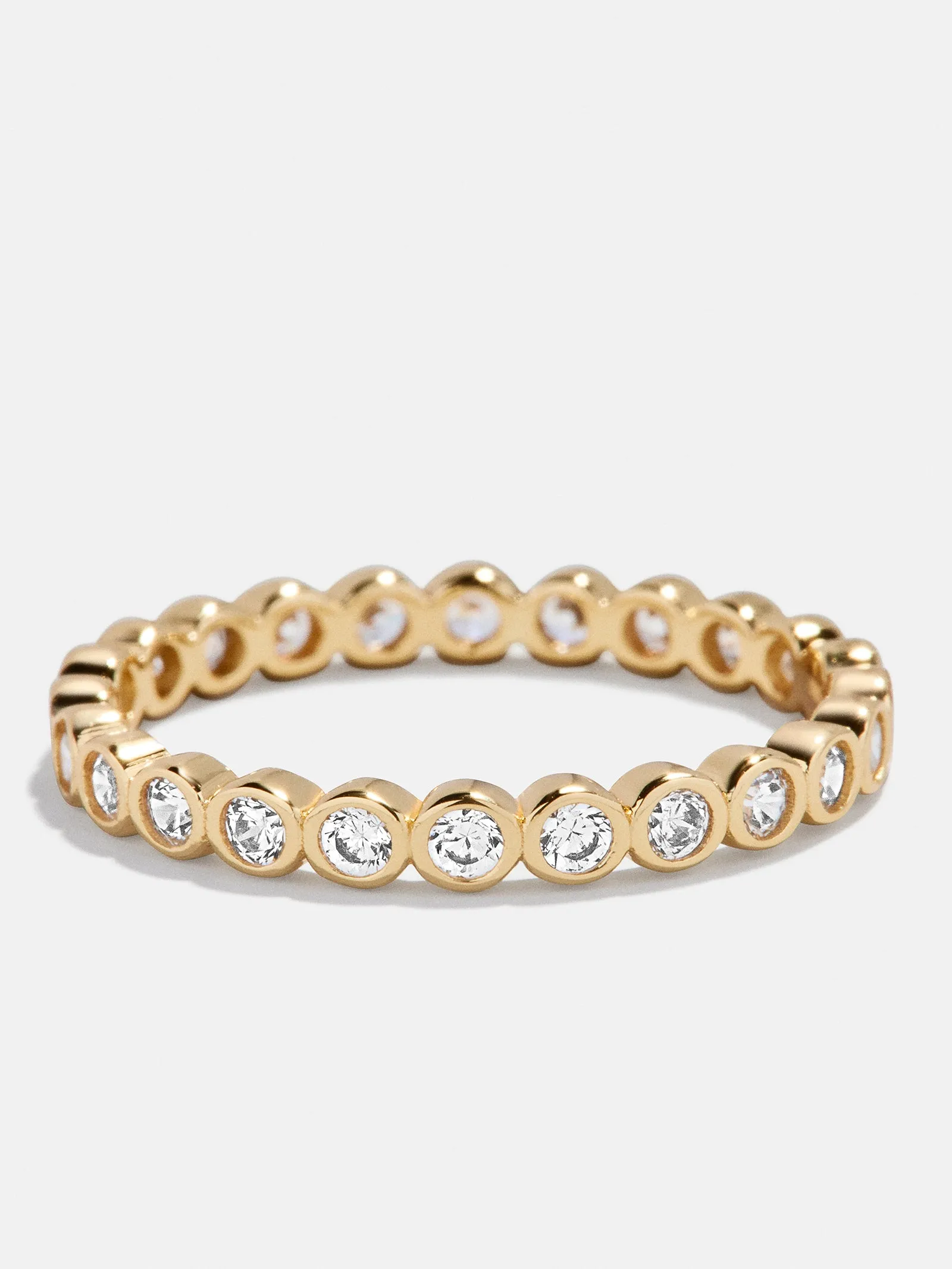 Amalie 18K Gold Ring - Gold/Pavé sold by BaubleBar