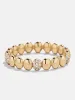 Alyssa 18K Gold Ring - Gold/Pavé sold by BaubleBar