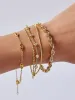 Amanda 18K Gold Tennis Bracelet - Pear Bezel sold by BaubleBar