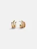 Giselle 18K Gold Earrings - Gold sold by BaubleBar