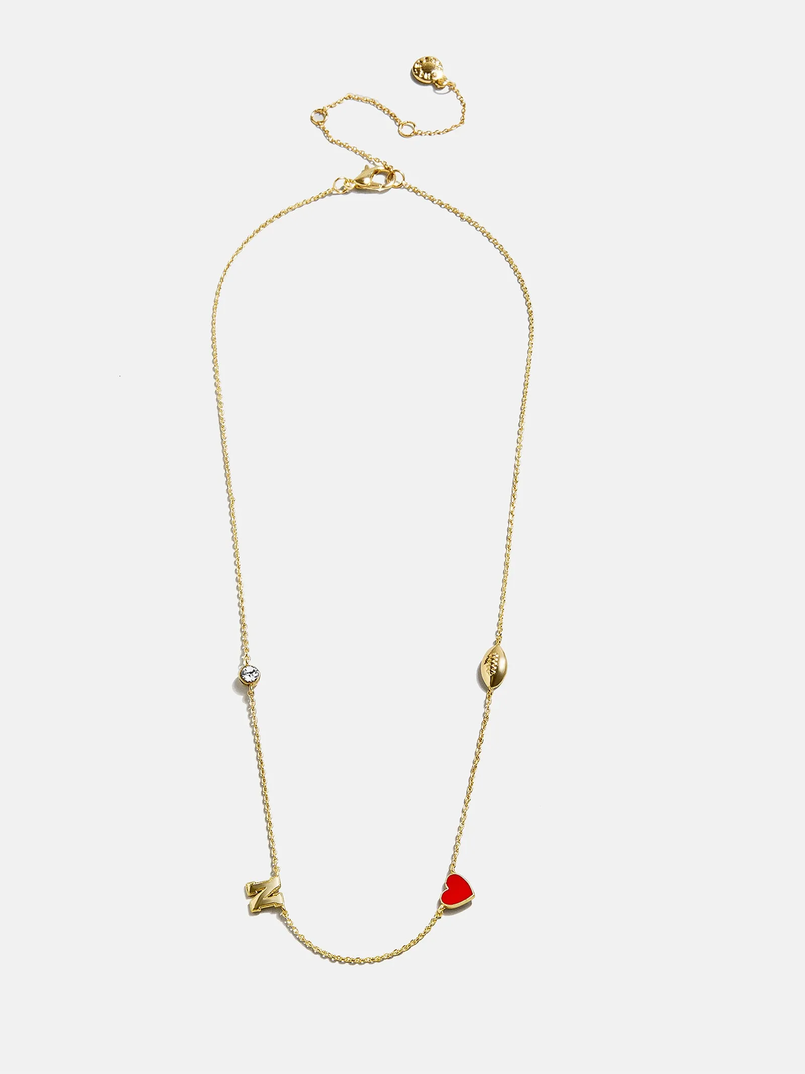University of Nebraska Spaced Charm Necklace - University of Nebraska sold by BaubleBar product image thumbnail 3