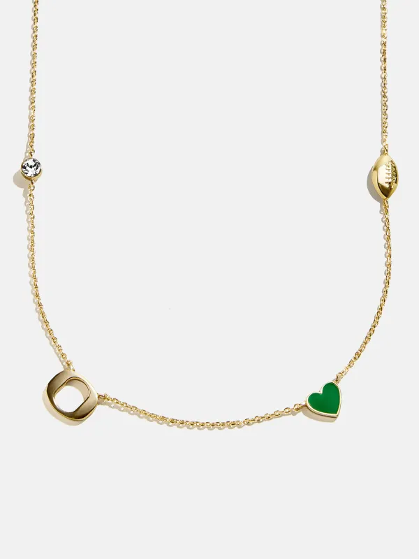 University of Oregon Spaced Charm Necklace - University of Oregon sold by BaubleBar