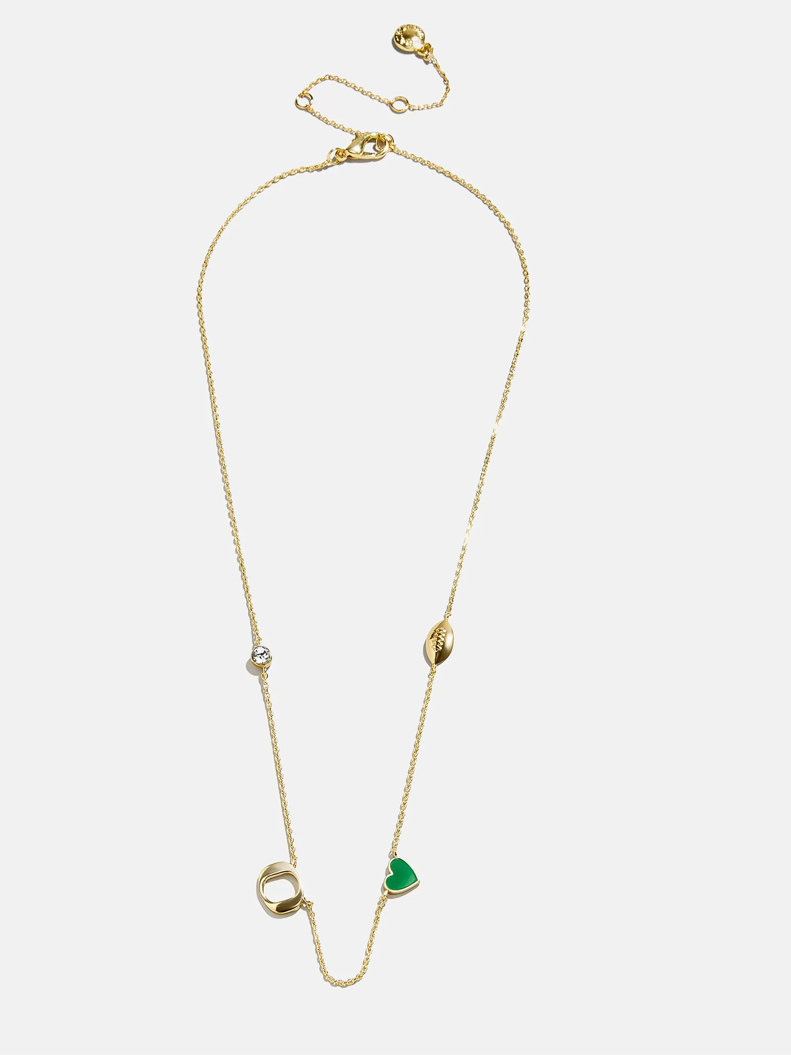 University of Oregon Spaced Charm Necklace - University of Oregon sold by BaubleBar product image thumbnail 3