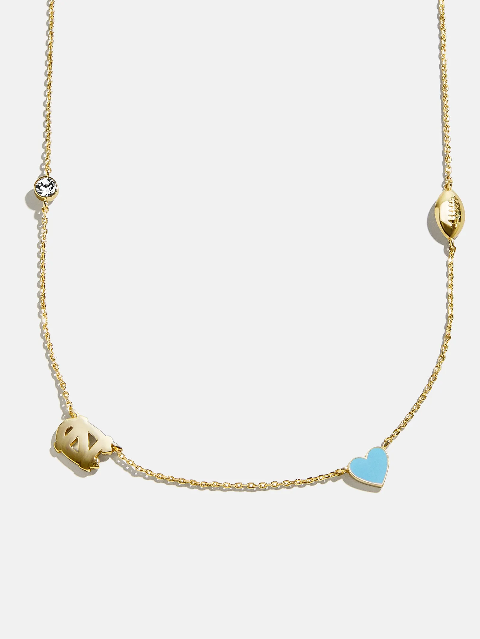 University of North Carolina Spaced Charm Necklace - University of North Carolina sold by BaubleBar