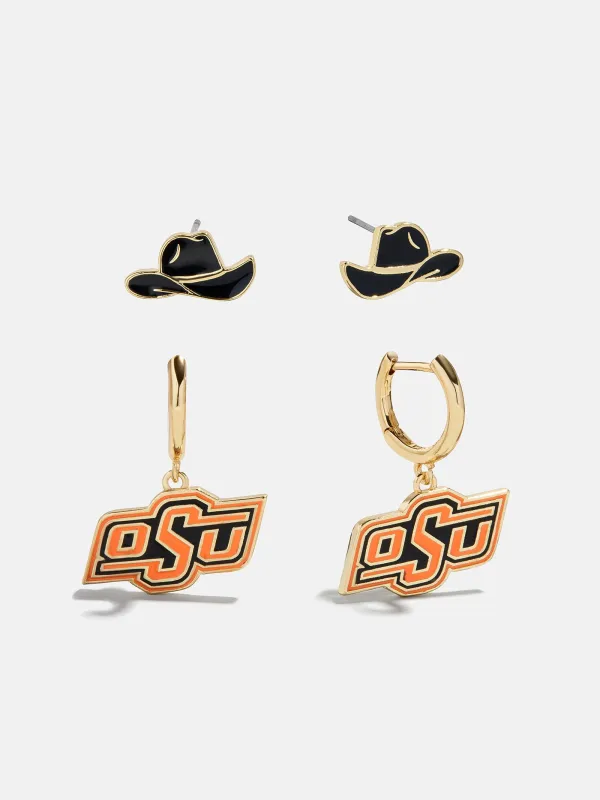 Oklahoma State University Earring Set - Oklahoma State University sold by BaubleBar