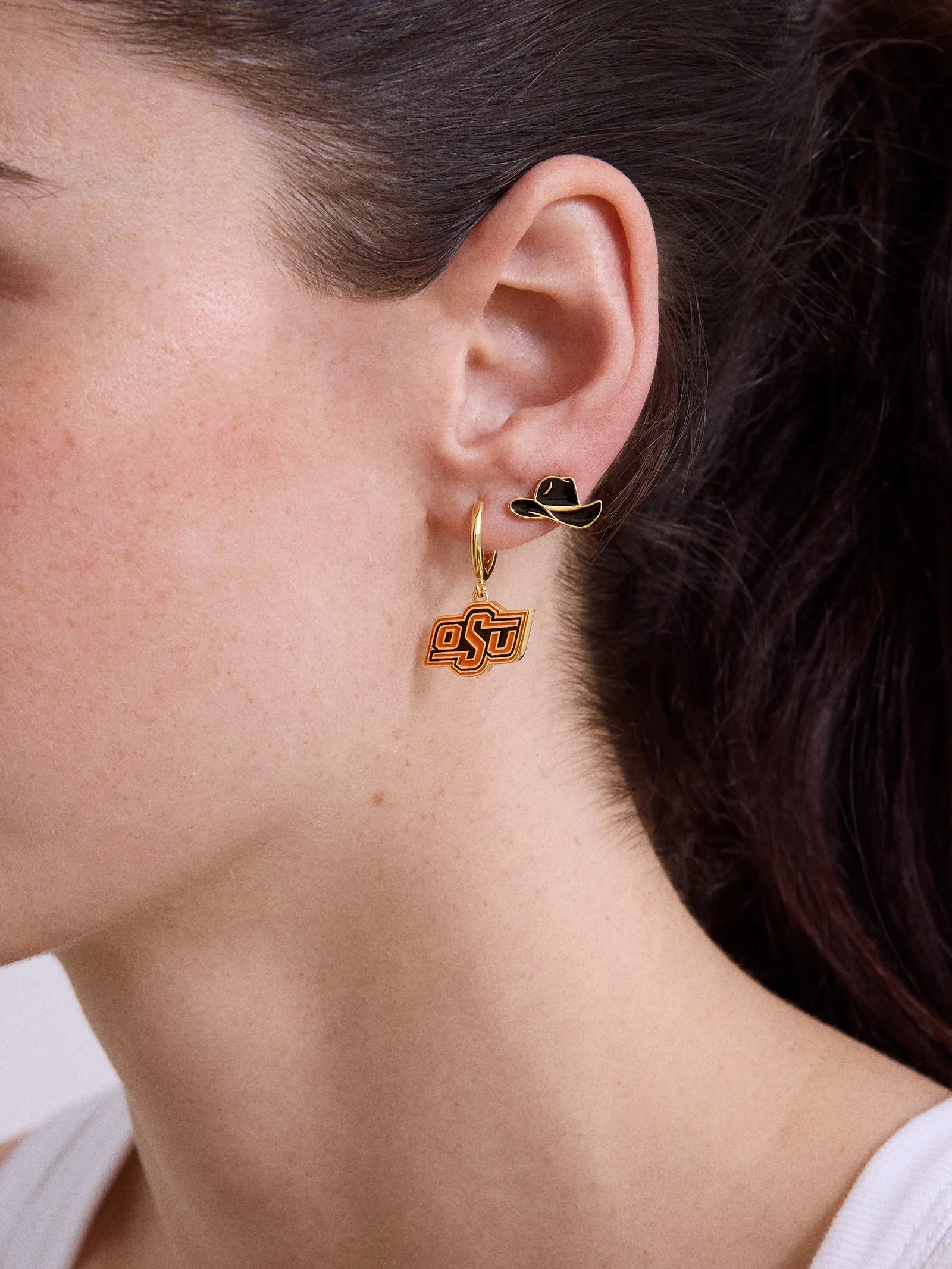 Oklahoma State University Earring Set - Oklahoma State University sold by BaubleBar product image thumbnail 2