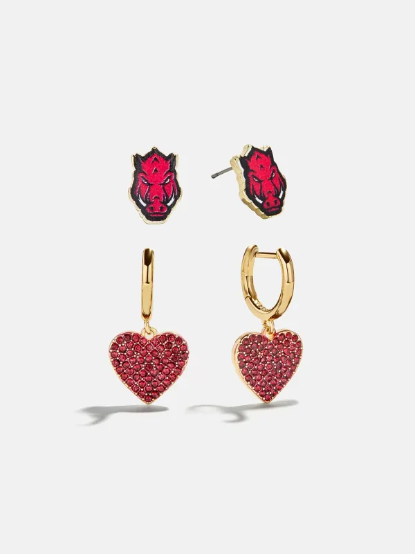 University of Arkansas Earring Set - University of Arkansas sold by BaubleBar