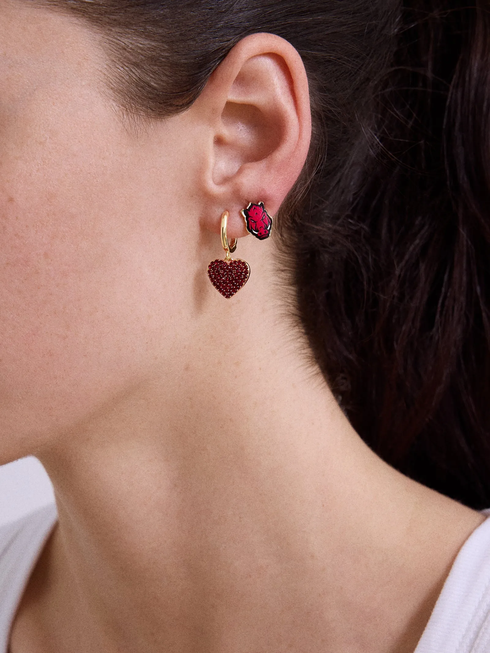 University of Arkansas Earring Set - University of Arkansas sold by BaubleBar product image thumbnail 2