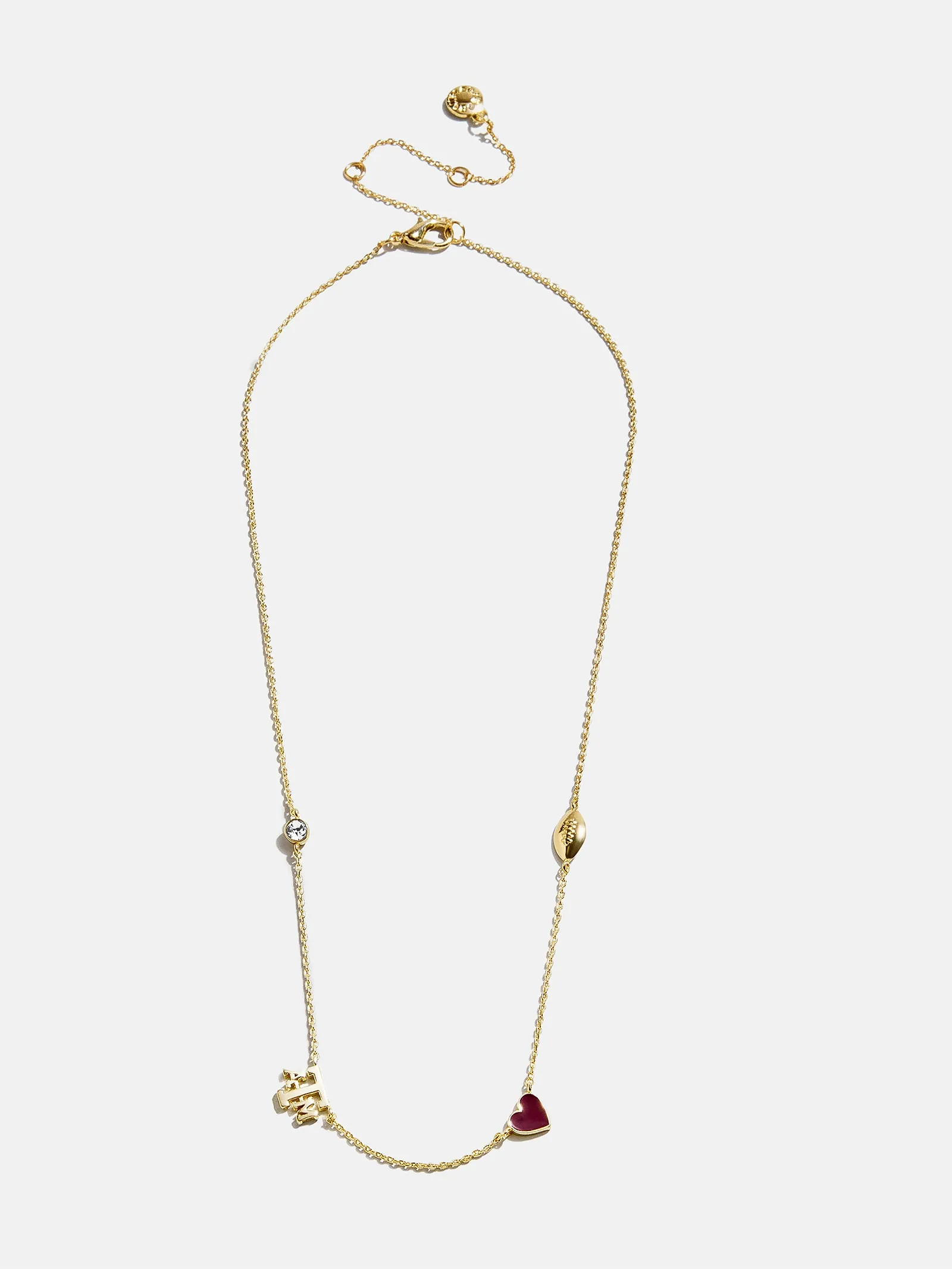 Texas A&M University Spaced Charm Necklace - Texas A&M University sold by BaubleBar product image thumbnail 3