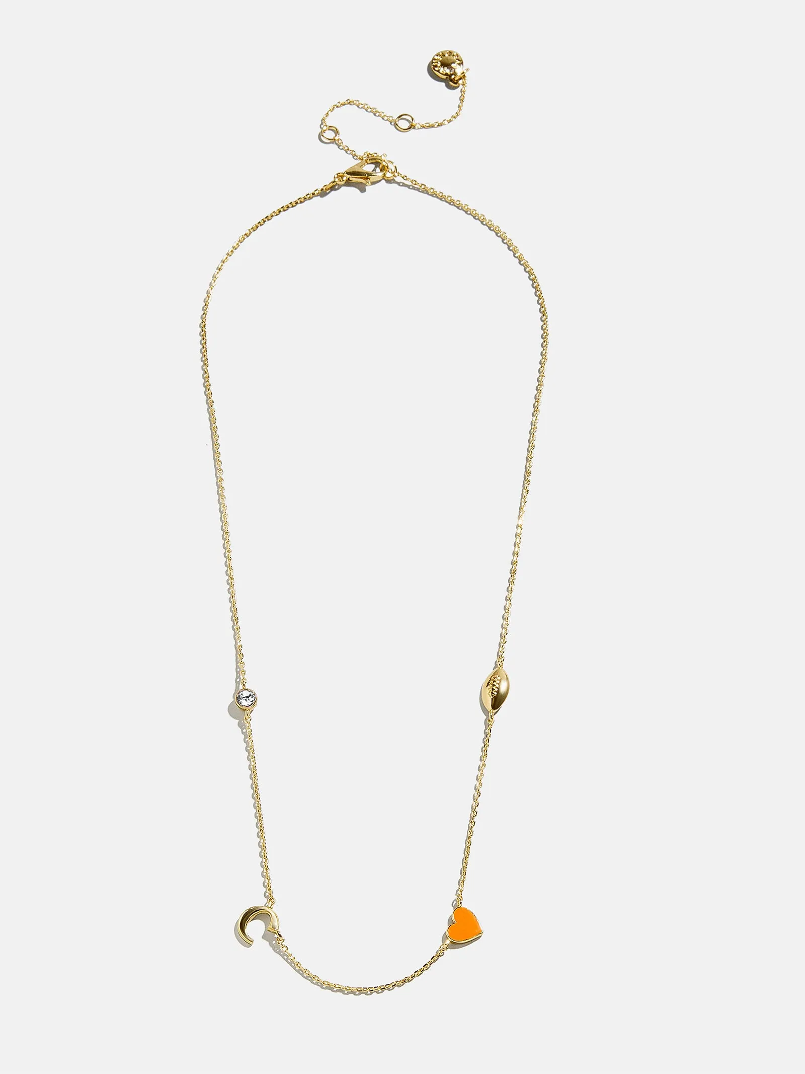 Clemson University Spaced Charm Necklace - Clemson University sold by BaubleBar product image thumbnail 3