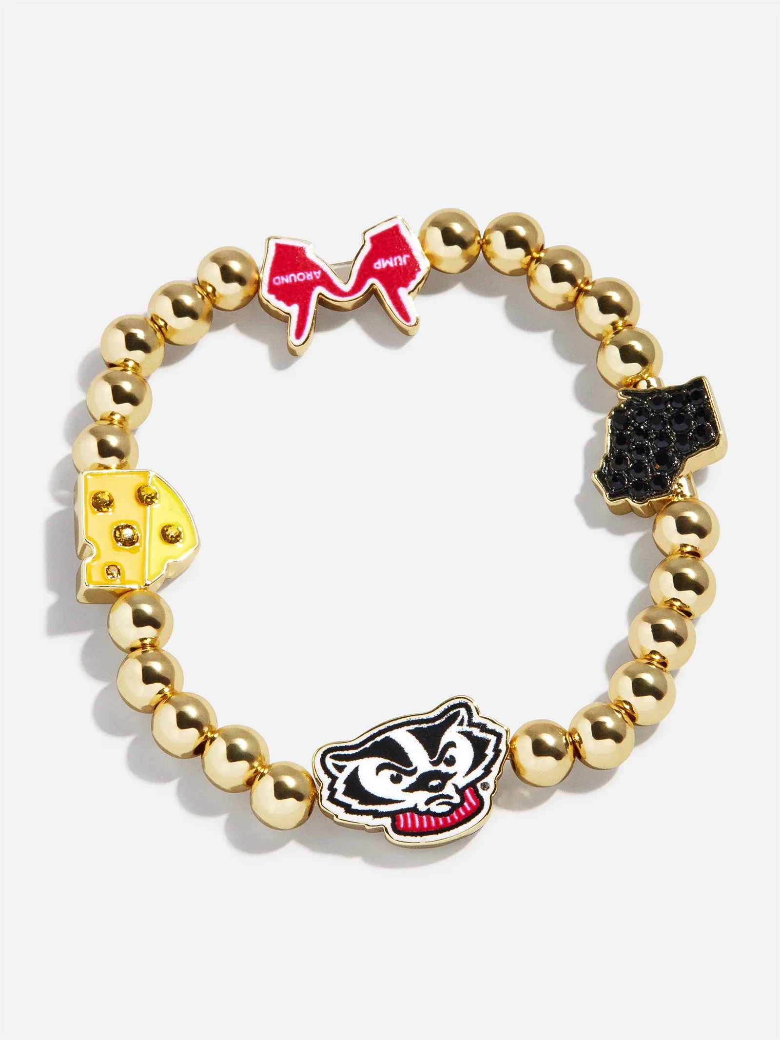 University of Wisconsin Beer Mug Pisa Bracelet - University of Wisconsin sold by BaubleBar