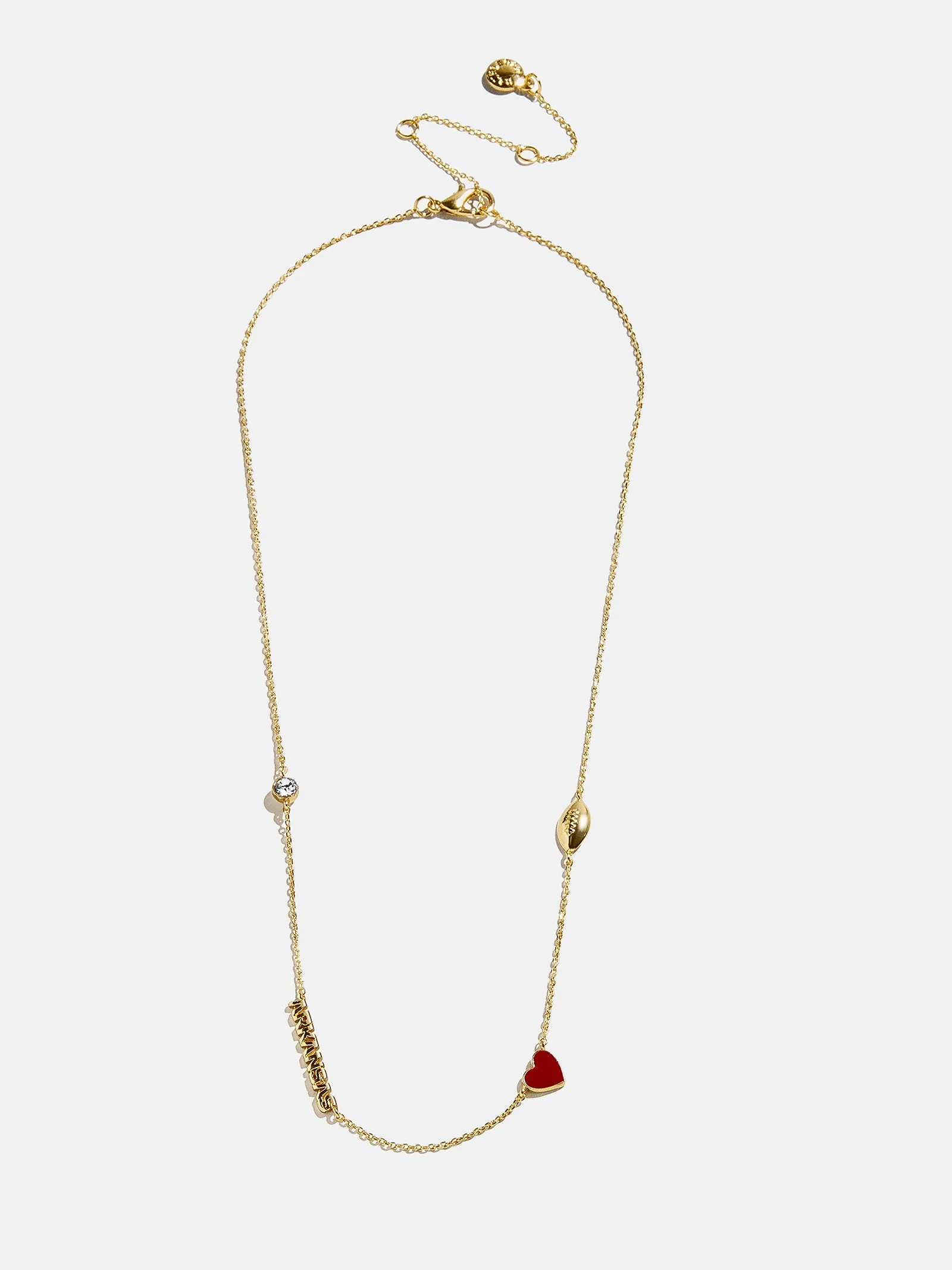 University of Arkansas Spaced Charm Necklace - University of Arkansas sold by BaubleBar product image thumbnail 3