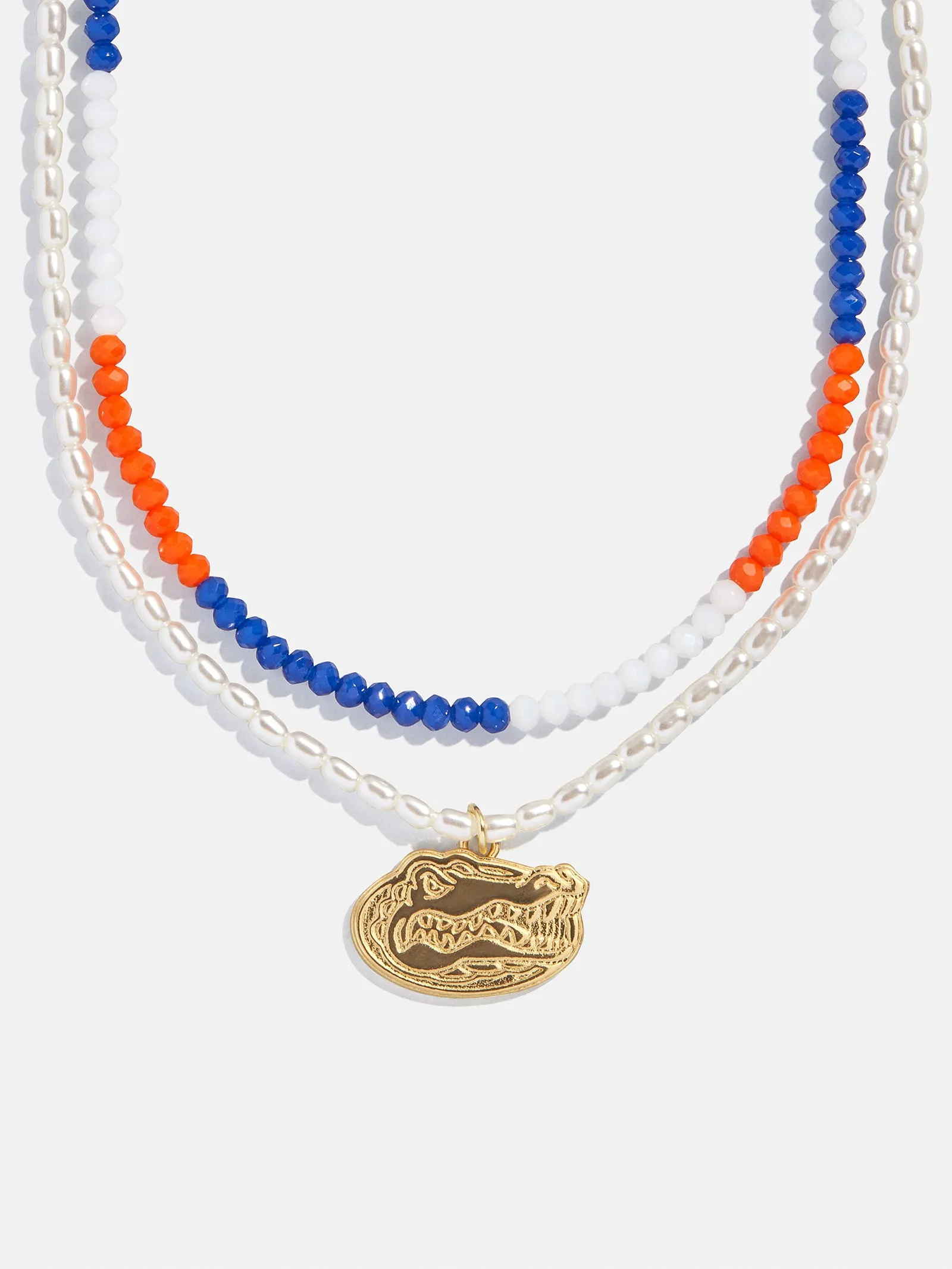 University of Florida Beaded Logo Necklace Set - University of Florida sold by BaubleBar