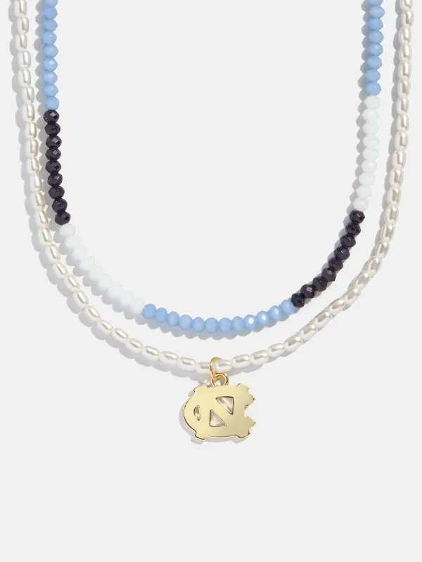 University of North Carolina Beaded Logo Necklace Set - University of North Carolina sold by BaubleBar
