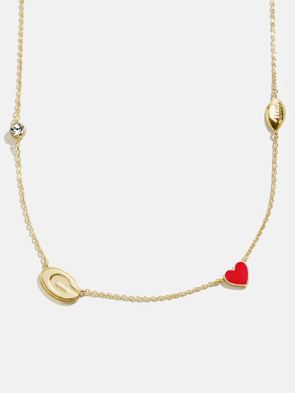 University of Georgia Spaced Charm Necklace - University of Georgia sold by BaubleBar
