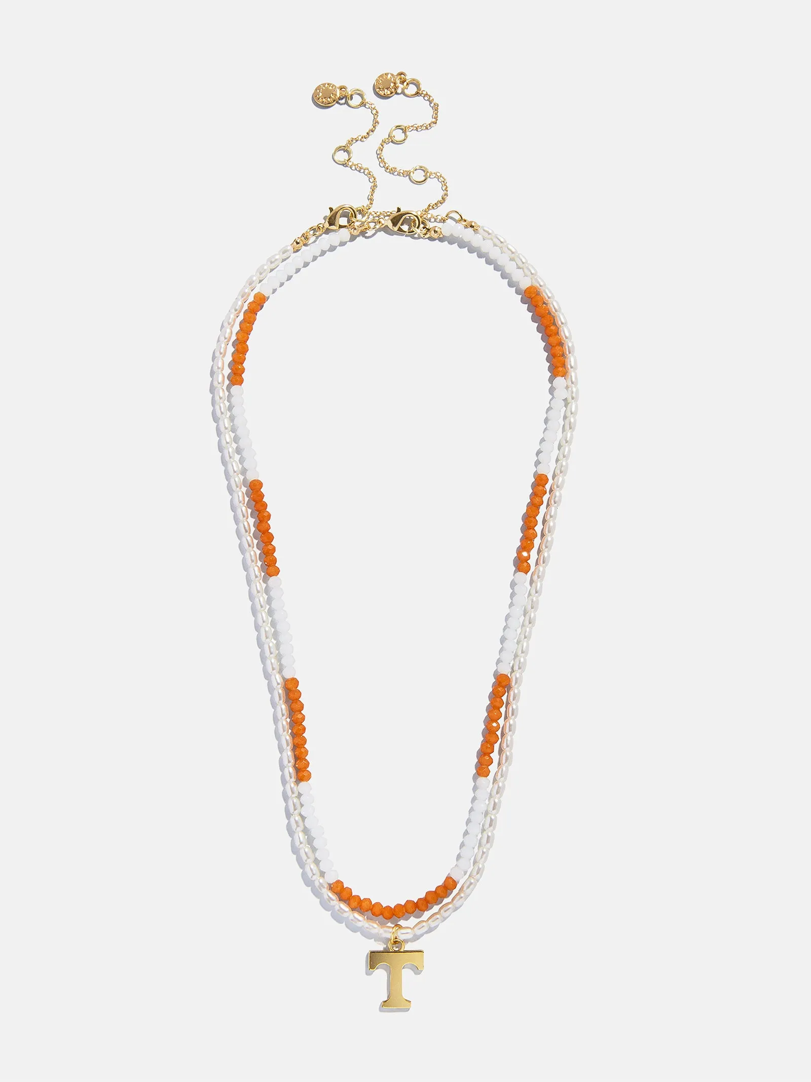 University of Tennessee Beaded Logo Necklace Set - University of Tennessee sold by BaubleBar product image thumbnail 4