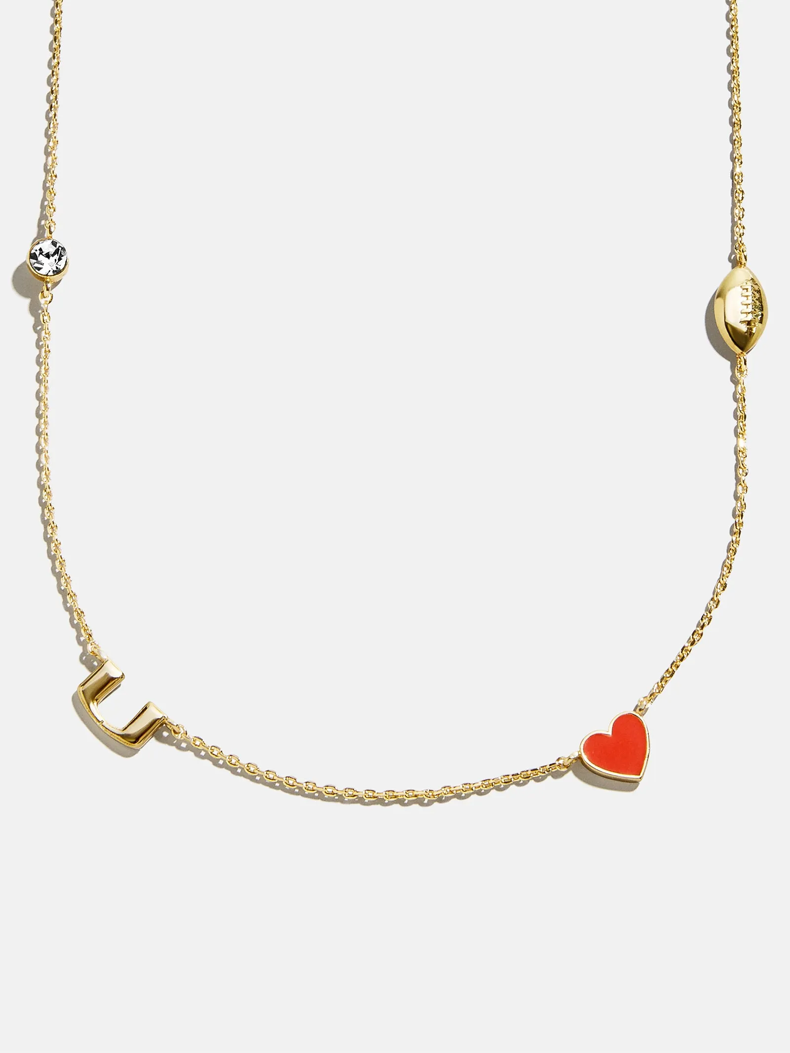 University of Miami Spaced Charm Necklace - University of Miami sold by BaubleBar
