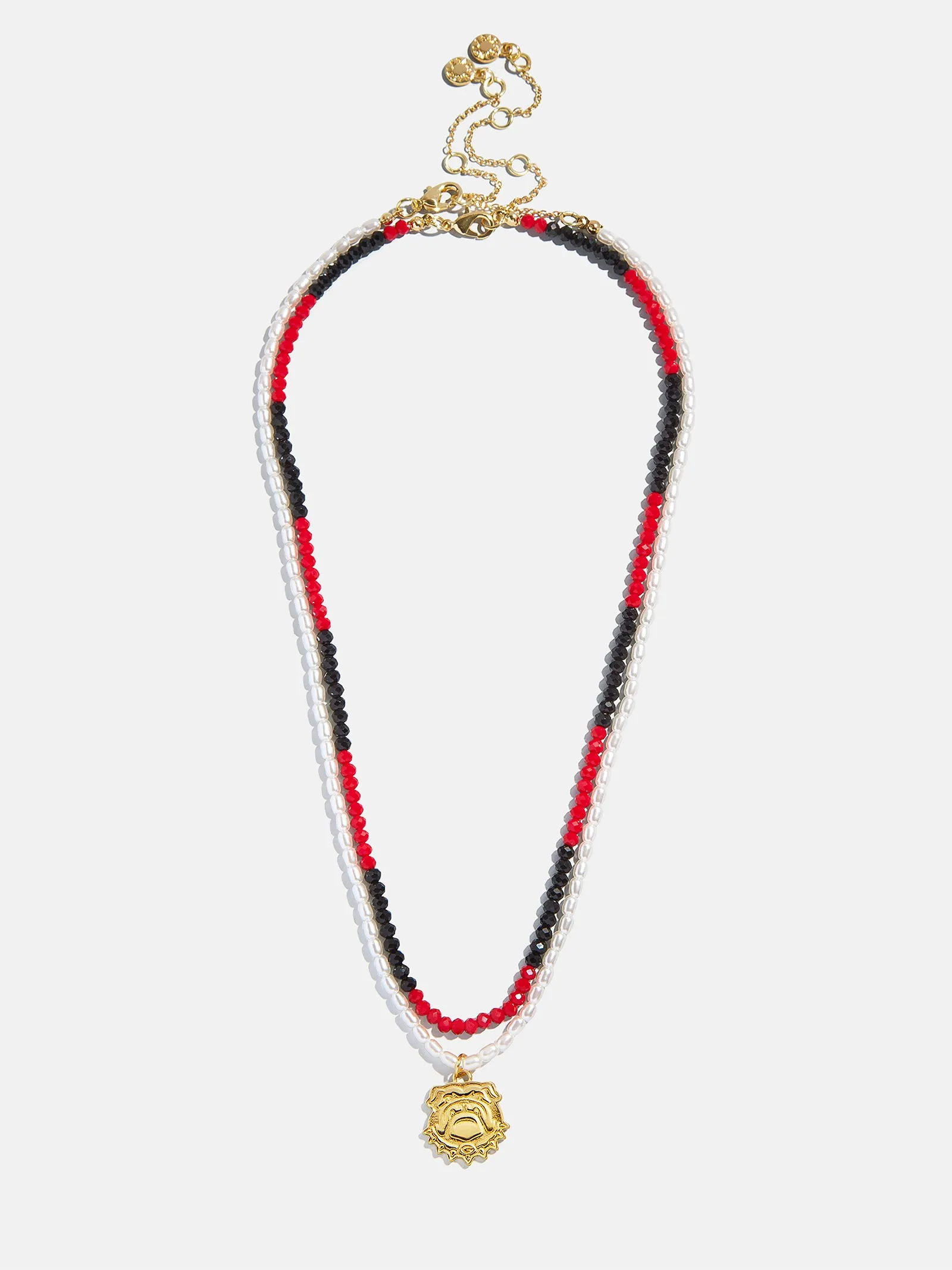 University of Georgia Beaded Logo Necklace Set - University of Georgia sold by BaubleBar product image thumbnail 4