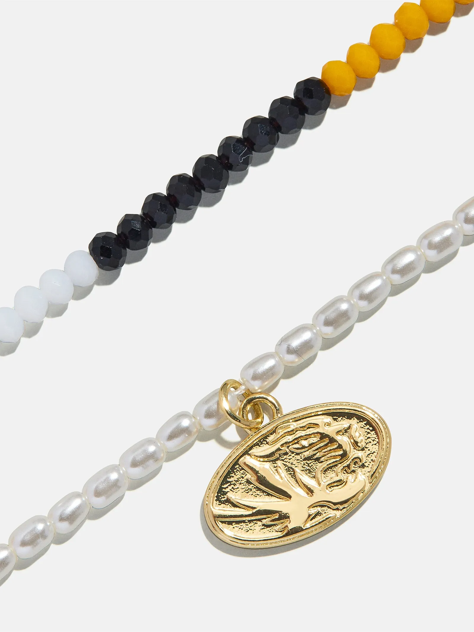 University of Missouri Beaded Logo Necklace Set - University of Missouri sold by BaubleBar product image thumbnail 3