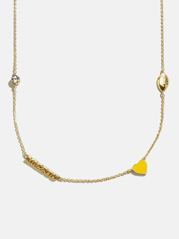 University of Missouri Spaced Charm Necklace - University of Missouri sold by BaubleBar