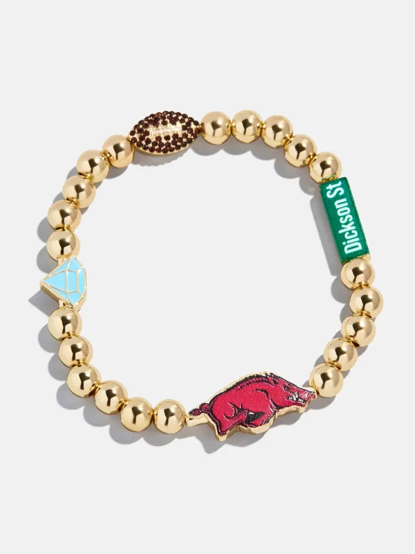 University of Arkansas Pisa Bracelet - University of Arkansas sold by BaubleBar