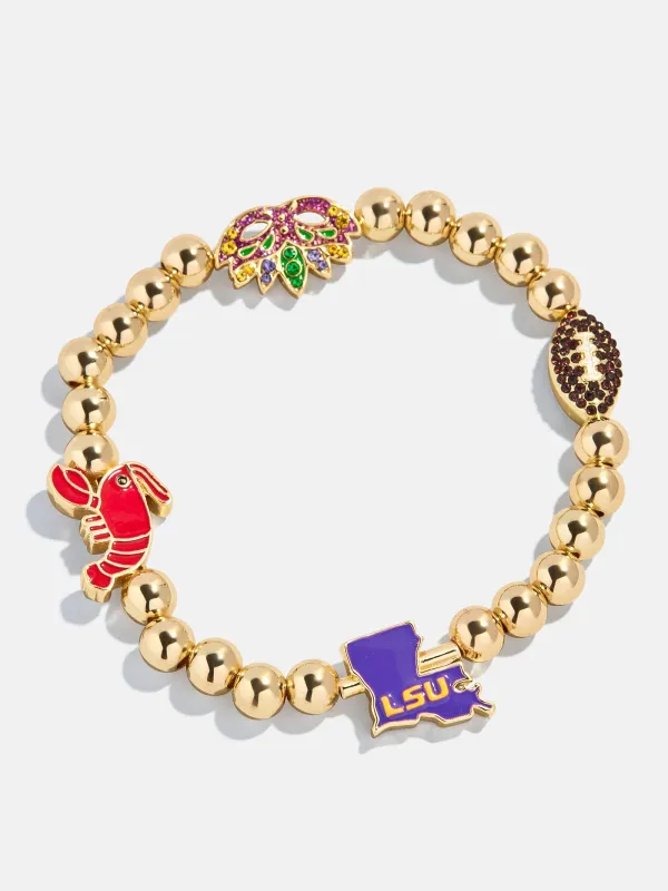 Louisiana State University Pisa Bracelet - Louisiana State University sold by BaubleBar