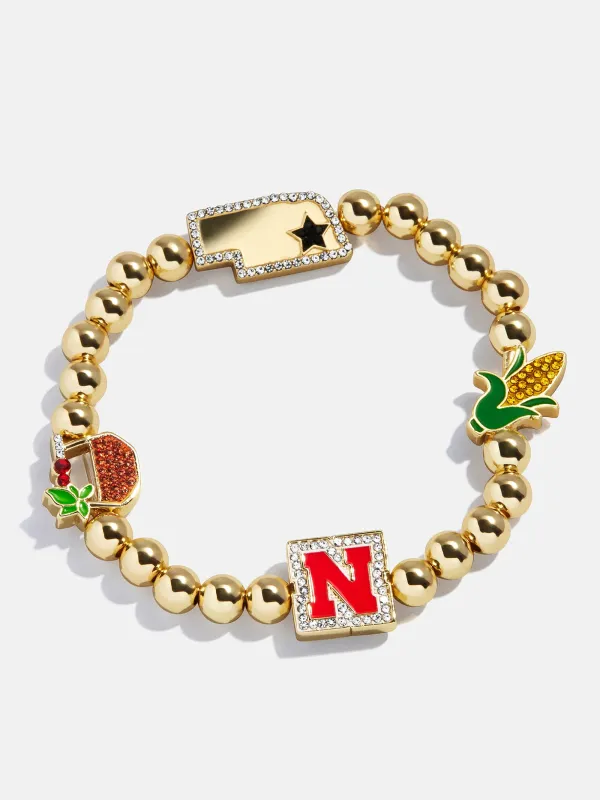 University of Nebraska Pisa Bracelet - University of Nebraska sold by BaubleBar