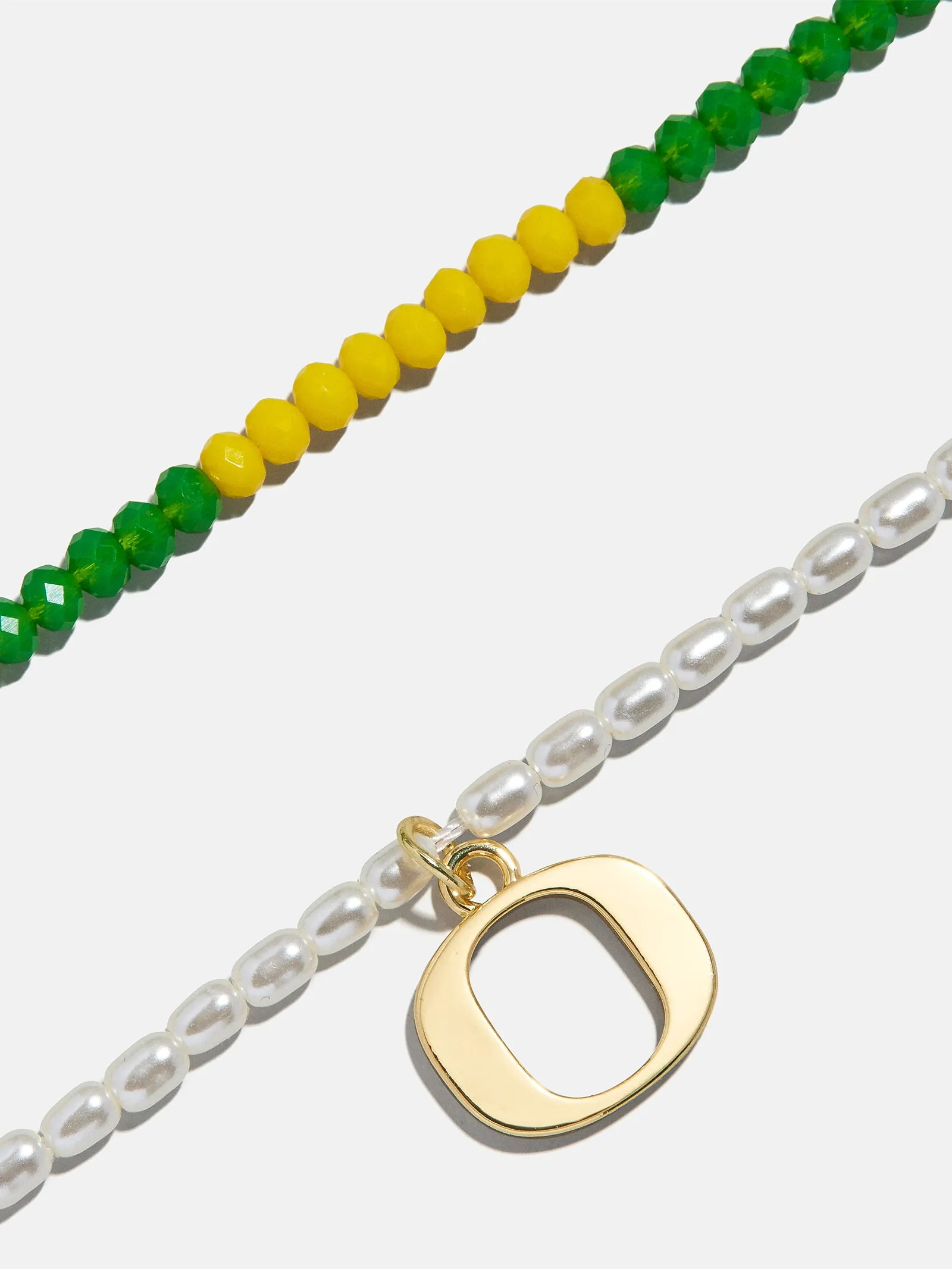 University of Oregon Logo Beaded Necklace Set - University of Oregon sold by BaubleBar product image thumbnail 3