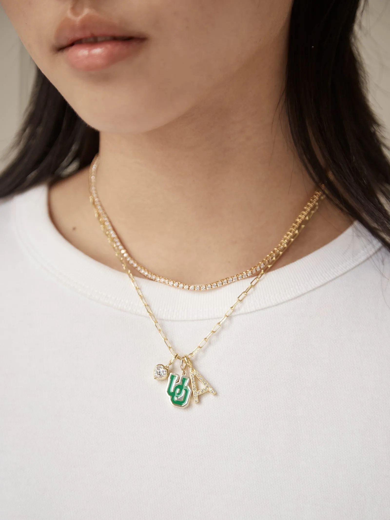 University of Oregon Cluster Charm - University of Oregon sold by BaubleBar product image thumbnail 2