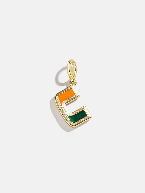 University of Miami Cluster Charm - University of Miami sold by BaubleBar