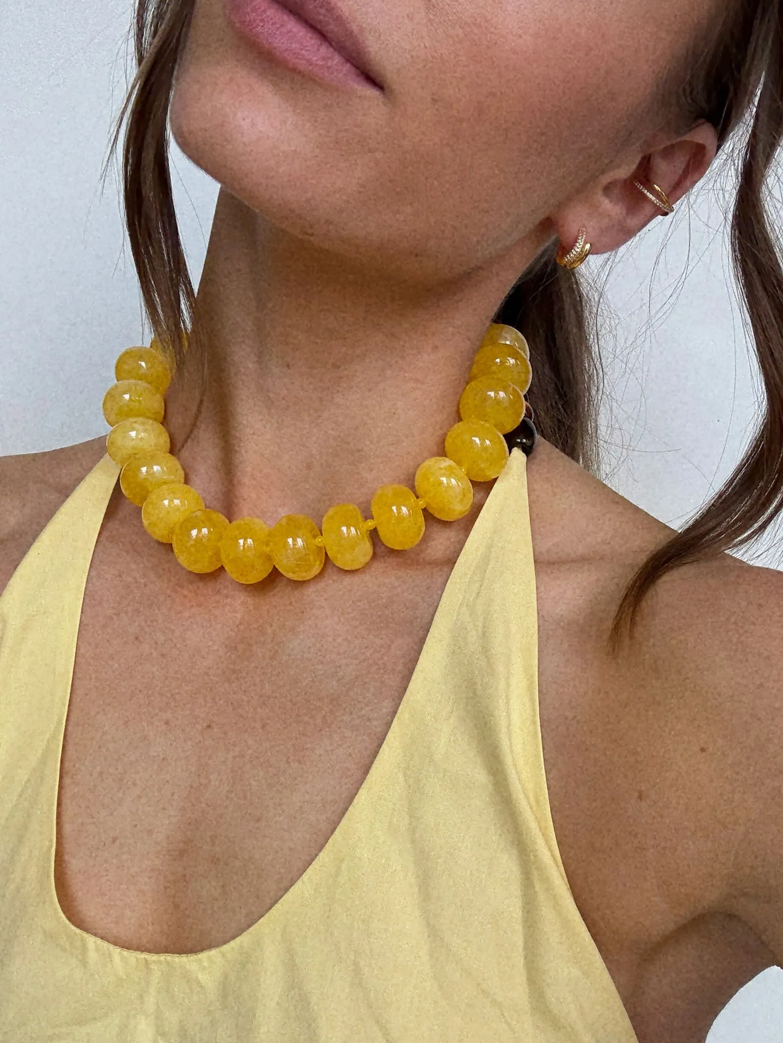 Joan Semi-Precious Necklace - Citrine sold by BaubleBar product image thumbnail 2