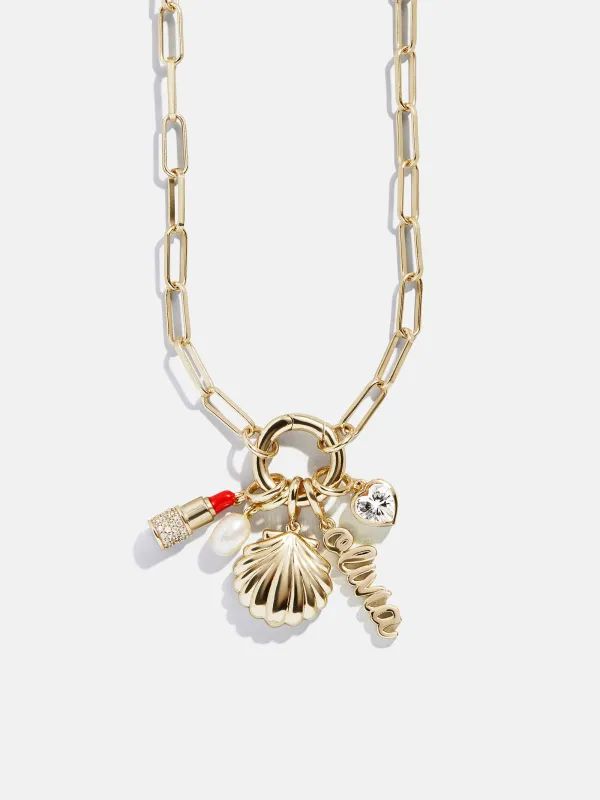 Cluster Charm Necklace Chain - Hera Chain & Charm Ring sold by BaubleBar