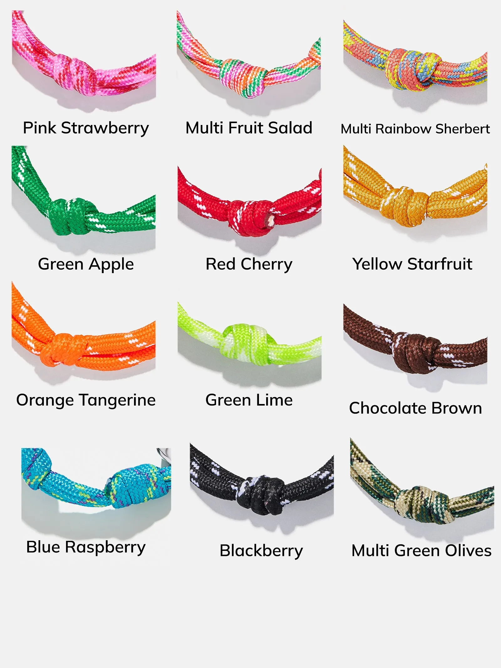 Knotty Initial Custom Bracelet - Marigold Single Letter sold by BaubleBar product image thumbnail 4