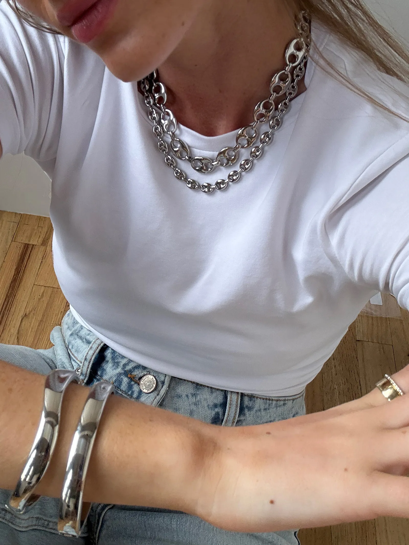 Thalia Silver Necklace - Small sold by BaubleBar product image thumbnail 2