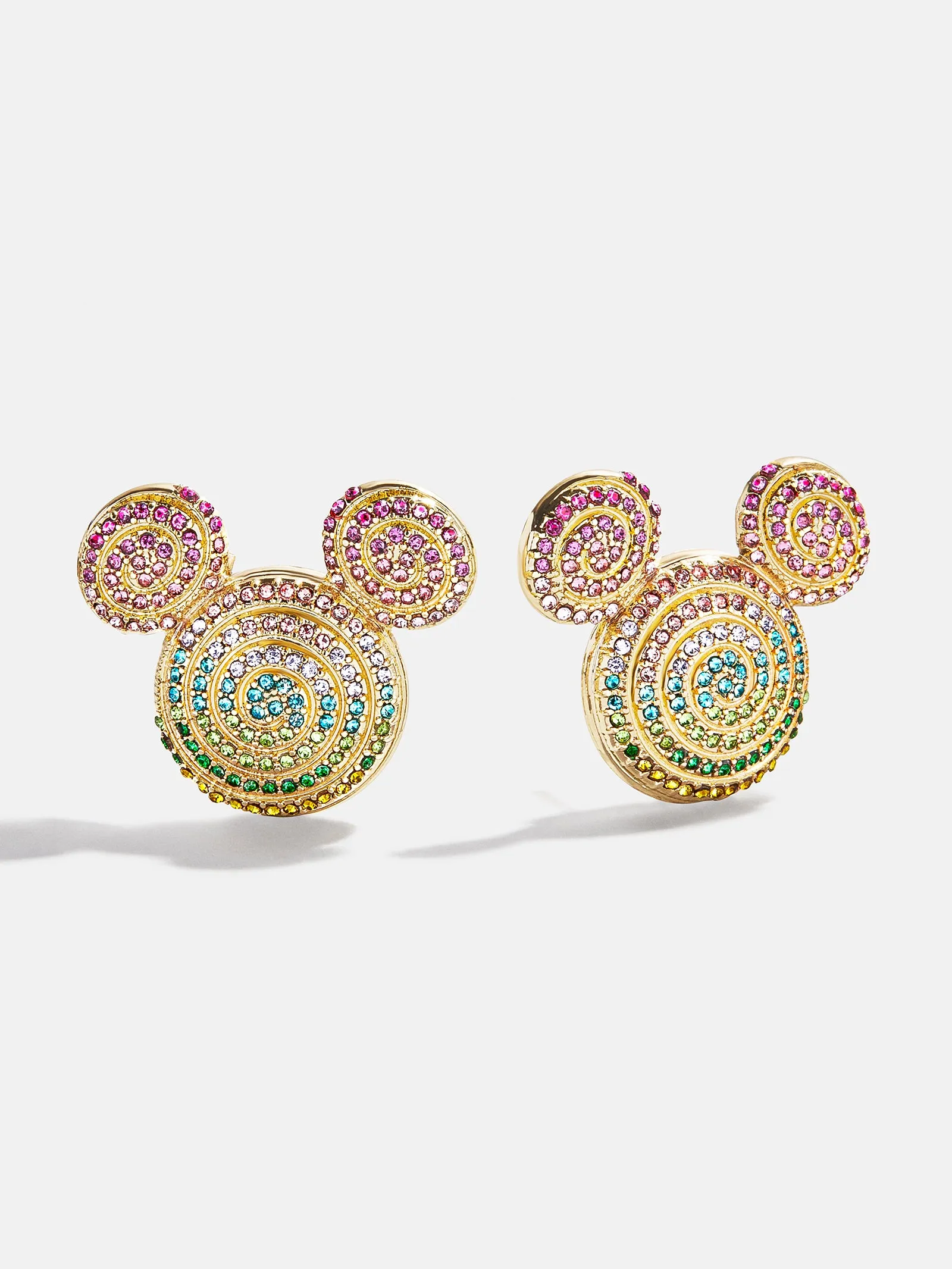 Disney Mickey Mouse Spiral Earrings - Gold/Multi sold by BaubleBar